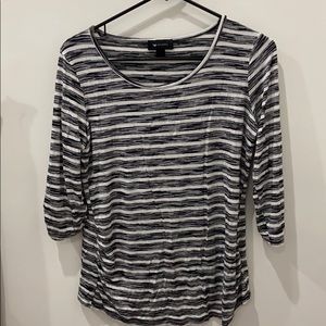 3/4 Sleeve striped tee